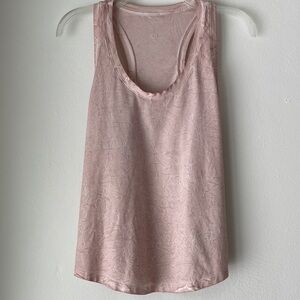 Lululemon Athletica Soft Pink Tank Top